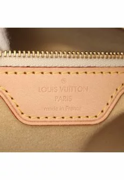 Pre-loved LOUIS VUITTON Hampstead PM white checkered Handbag Tote Bag PVC Genuine Leather white -Louis Vuitton Shop louis vuitton 9354 5913836 4