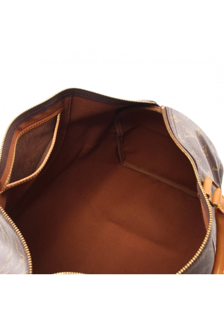 Pre-loved LOUIS VUITTON Speedy40 Classic Monogram Handbag PVC Genuine Leather Brown 5 Pre-loved LOUIS VUITTON Speedy40 Classic Monogram Handbag PVC Genuine Leather Brown - Image 3