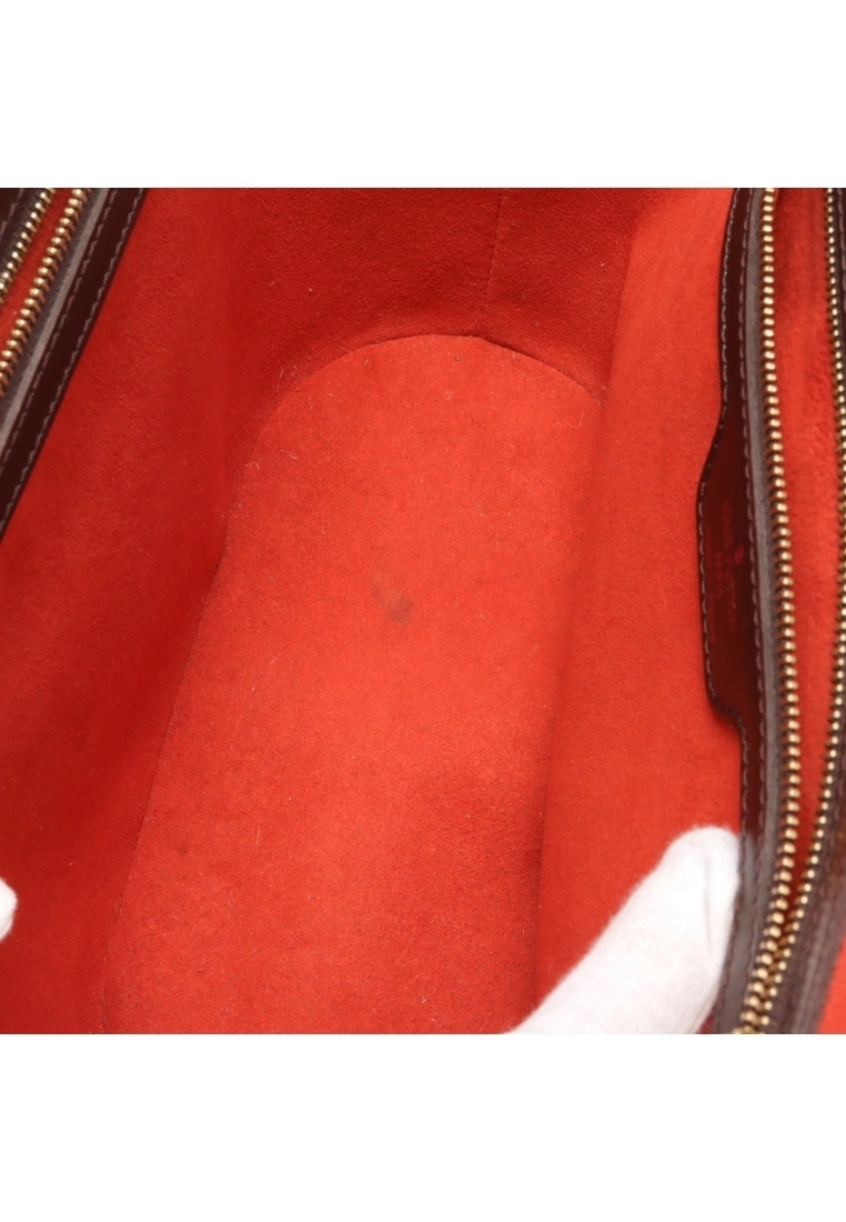 Pre-loved LOUIS VUITTON Manosque PM Black checkerboard grid Shoulder Bag Tote Bag PVC Genuine Leather Brown 7 Pre-loved LOUIS VUITTON Manosque PM Black checkerboard grid Shoulder Bag Tote Bag PVC Genuine Leather Brown - Image 5