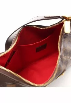 Pre-loved LOUIS VUITTON Thames PM Black checkerboard grid Shoulder Bag PVC Genuine Leather Brown 11 Pre-loved LOUIS VUITTON Thames PM Black checkerboard grid Shoulder Bag PVC Genuine Leather Brown -Louis Vuitton Shop louis vuitton 9357 0613836 3