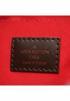 Pre-loved LOUIS VUITTON Thames PM Black checkerboard grid Shoulder Bag PVC Genuine Leather Brown 12 Pre-loved LOUIS VUITTON Thames PM Black checkerboard grid Shoulder Bag PVC Genuine Leather Brown -Louis Vuitton Shop louis vuitton 9357 0613836 4