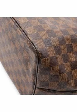 Pre-loved LOUIS VUITTON Westminster GM Black checkerboard grid Shoulder Bag Tote Bag PVC Genuine Leather Brown -Louis Vuitton Shop louis vuitton 9357 4513836 6