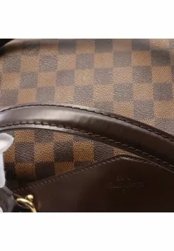 Pre-loved LOUIS VUITTON Westminster GM Black checkerboard grid Shoulder Bag Tote Bag PVC Genuine Leather Brown -Louis Vuitton Shop louis vuitton 9357 4513836 7