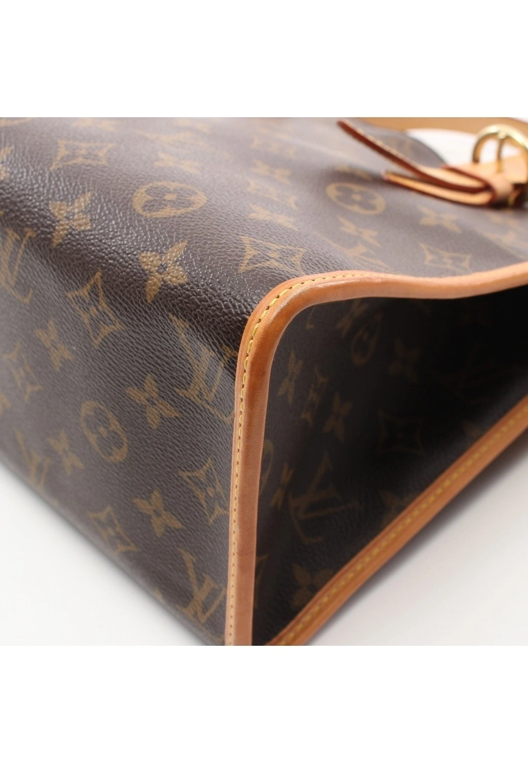 Pre-loved LOUIS VUITTON Popincourt Haut Classic Monogram Shoulder Bag Tote Bag PVC Genuine Leather Brown 7 Pre-loved LOUIS VUITTON Popincourt Haut Classic Monogram Shoulder Bag Tote Bag PVC Genuine Leather Brown - Image 5