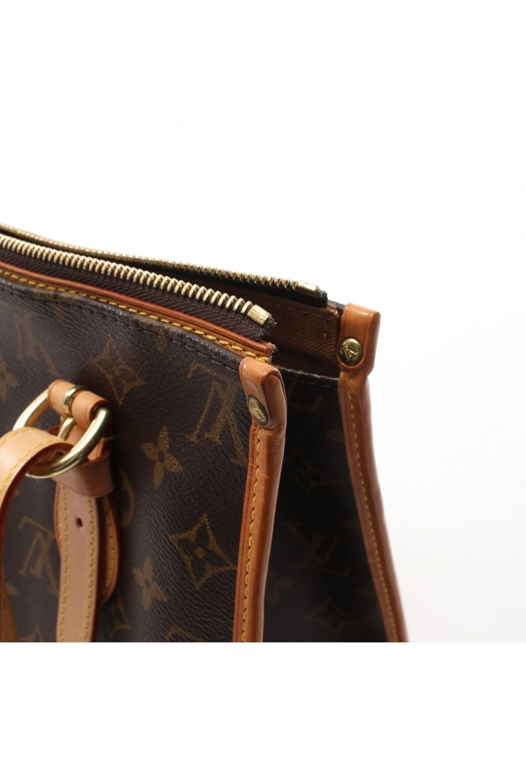 Pre-loved LOUIS VUITTON Popincourt Haut Classic Monogram Shoulder Bag Tote Bag PVC Genuine Leather Brown 9 Pre-loved LOUIS VUITTON Popincourt Haut Classic Monogram Shoulder Bag Tote Bag PVC Genuine Leather Brown - Image 7
