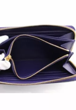 Pre-loved LOUIS VUITTON Classic Monogram Patent leather Round corner zipper long Genuine Leather Wallet purple -Louis Vuitton Shop louis vuitton 9365 9913836 7