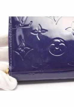 Pre-loved LOUIS VUITTON Classic Monogram Patent leather Round corner zipper long Genuine Leather Wallet purple -Louis Vuitton Shop louis vuitton 9365 9913836 8