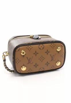 Pre-loved LOUIS VUITTON Vanity NV PM Classic Monogram Reverse Handbag Toiletry Bag PVC Genuine Leather Brown Black 2 Way Style 17 Pre-loved LOUIS VUITTON Vanity NV PM Classic Monogram Reverse Handbag Toiletry Bag PVC Genuine Leather Brown Black 2 Way Style -Louis Vuitton Shop louis vuitton 9375 6123836 8