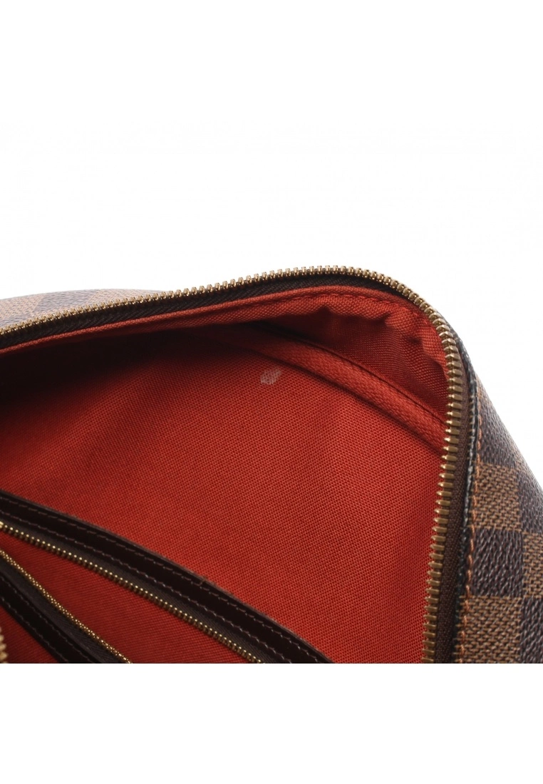 Pre-loved LOUIS VUITTON Nolita Black checkerboard grid Handbag PVC Genuine Leather Brown 10 Pre-loved LOUIS VUITTON Nolita Black checkerboard grid Handbag PVC Genuine Leather Brown - Image 8