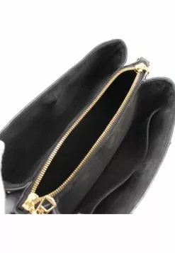 Pre-loved LOUIS VUITTON Soufflot NV BB Classic Monogram Black Handbag PVC Genuine Leather Brown Black -Louis Vuitton Shop louis vuitton 9383 8223836 3