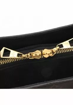 Pre-loved LOUIS VUITTON Soufflot NV BB Classic Monogram Black Handbag PVC Genuine Leather Brown Black -Louis Vuitton Shop louis vuitton 9383 8223836 7