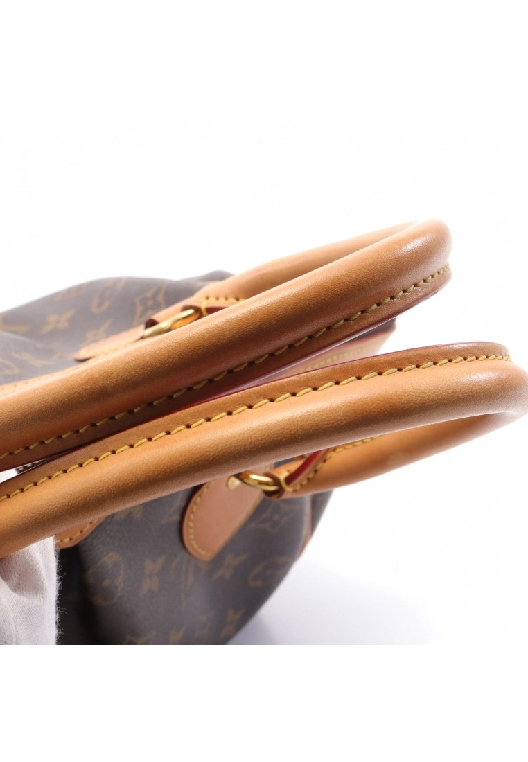 Pre-loved LOUIS VUITTON Tivoli PM Classic Monogram Handbag PVC Genuine Leather Brown 9 Pre-loved LOUIS VUITTON Tivoli PM Classic Monogram Handbag PVC Genuine Leather Brown - Image 7
