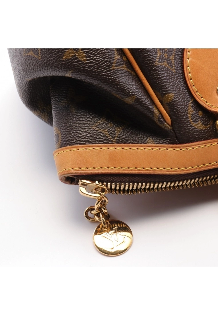 Pre-loved LOUIS VUITTON Tivoli PM Classic Monogram Handbag PVC Genuine Leather Brown 10 Pre-loved LOUIS VUITTON Tivoli PM Classic Monogram Handbag PVC Genuine Leather Brown - Image 8