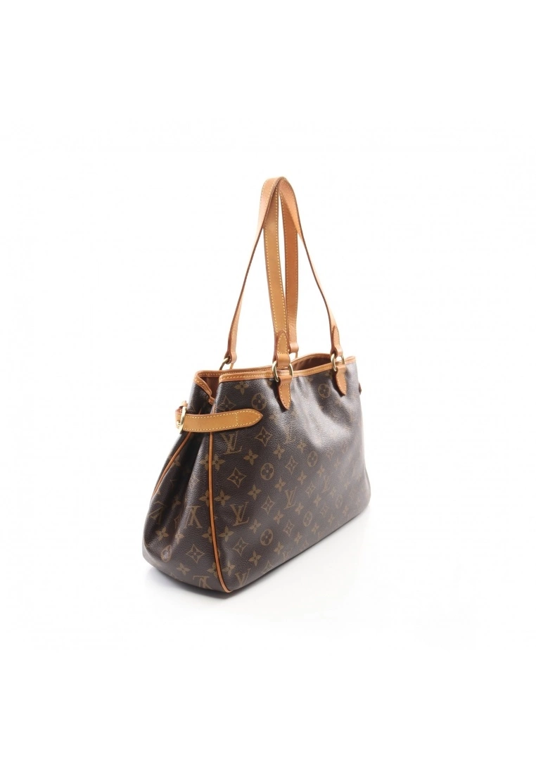 Pre-loved LOUIS VUITTON Batignolles Horizontal Classic Monogram Shoulder Bag PVC Genuine Leather Brown 4 Pre-loved LOUIS VUITTON Batignolles Horizontal Classic Monogram Shoulder Bag PVC Genuine Leather Brown - Image 2