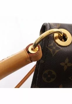 Pre-loved LOUIS VUITTON Artsy MM Classic Monogram Shoulder Bag PVC Genuine Leather Brown -Louis Vuitton Shop louis vuitton 9393 2323836 6