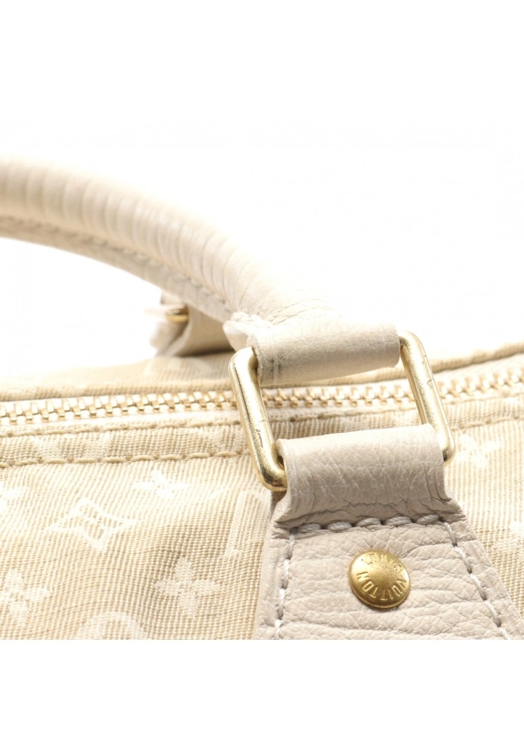 Pre-loved LOUIS VUITTON Speedy30 Classic Monogram Mini Line dune Canvas Handbag Genuine Leather Ivory 9 Pre-loved LOUIS VUITTON Speedy30 Classic Monogram Mini Line dune Canvas Handbag Genuine Leather Ivory - Image 7