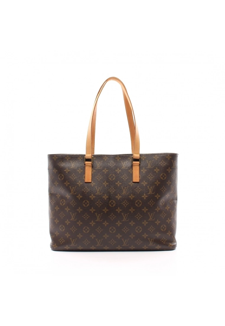 Pre-loved LOUIS VUITTON Luco Classic Monogram Shoulder Bag Tote Bag PVC Genuine Leather Brown 3 Pre-loved LOUIS VUITTON Luco Classic Monogram Shoulder Bag Tote Bag PVC Genuine Leather Brown