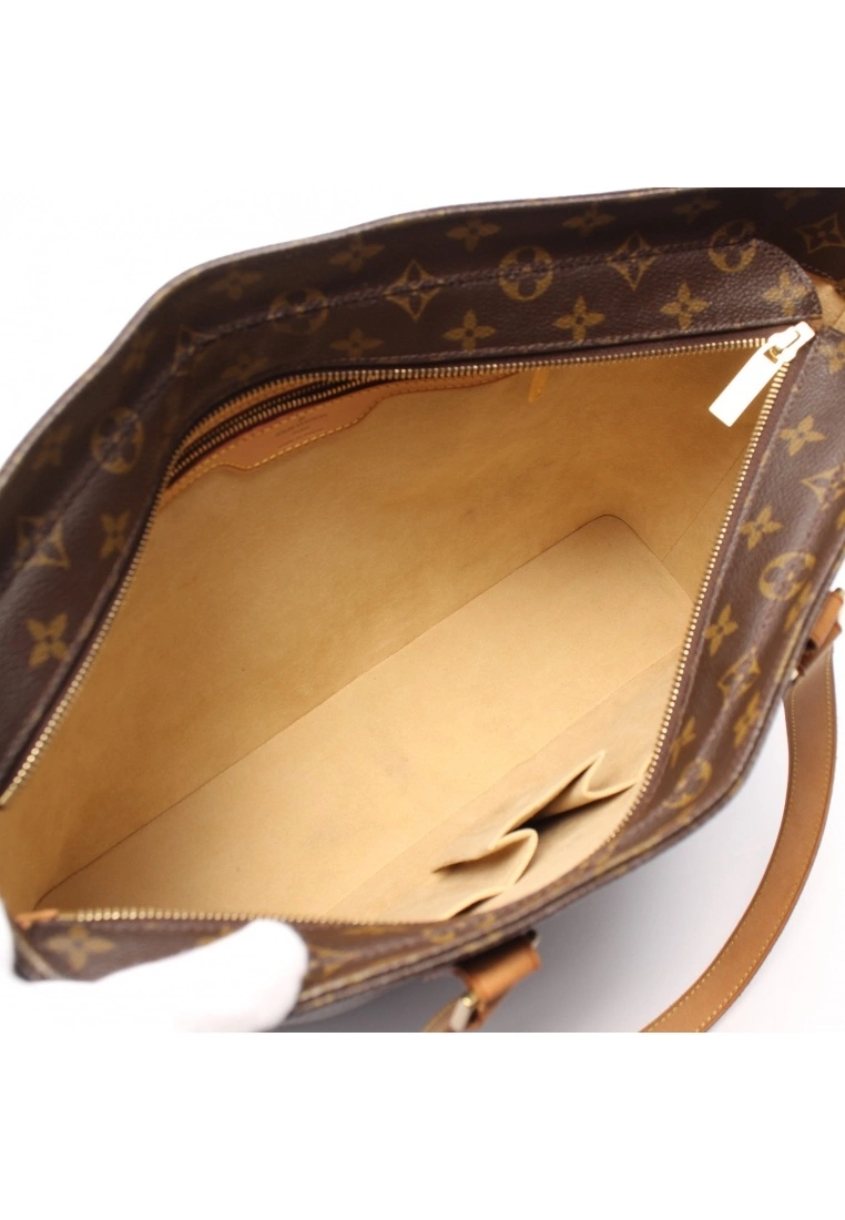 Pre-loved LOUIS VUITTON Luco Classic Monogram Shoulder Bag Tote Bag PVC Genuine Leather Brown 5 Pre-loved LOUIS VUITTON Luco Classic Monogram Shoulder Bag Tote Bag PVC Genuine Leather Brown - Image 3