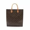 Pre-loved LOUIS VUITTON Sac plat Classic Monogram Handbag Tote Bag PVC Genuine Leather Brown -Louis Vuitton Shop louis vuitton 9408 8623836 1