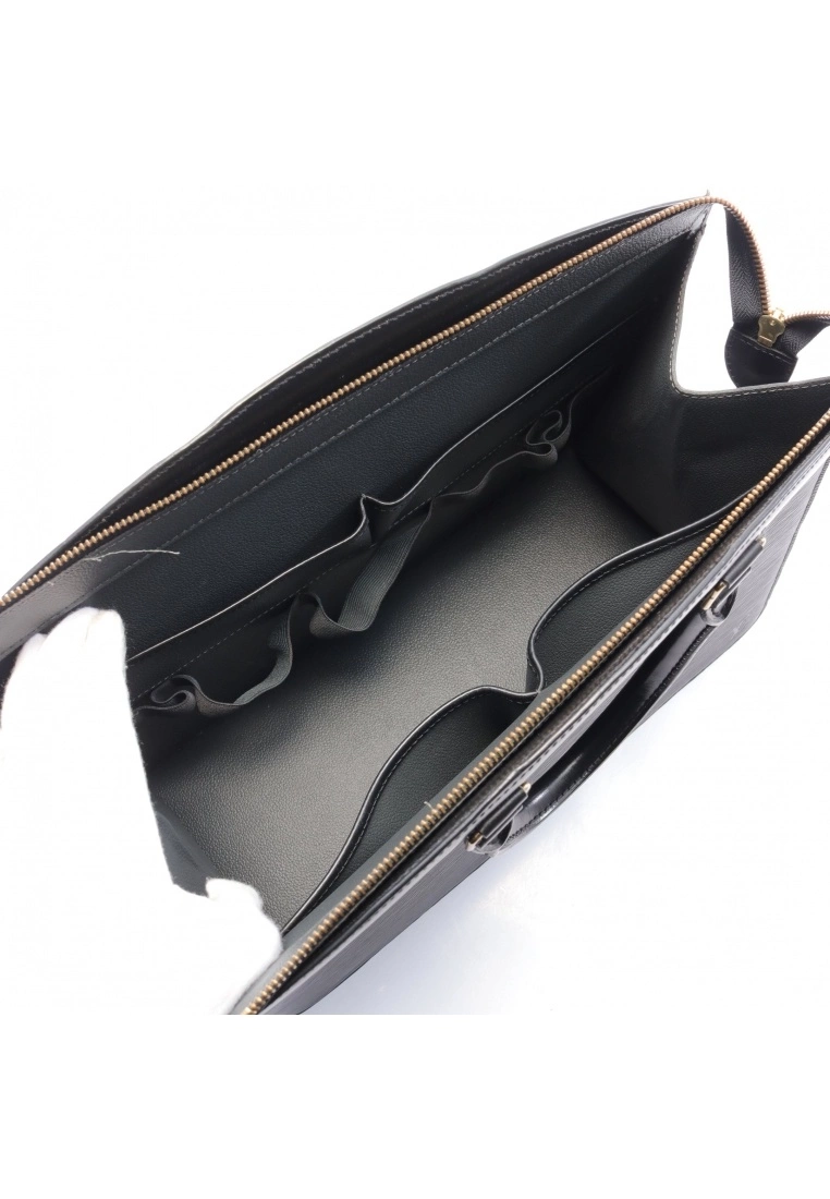 Pre-loved LOUIS VUITTON Riviera Waved Pattern Genuine Leather Handbag Black 5 Pre-loved LOUIS VUITTON Riviera Waved Pattern Genuine Leather Handbag Black - Image 3