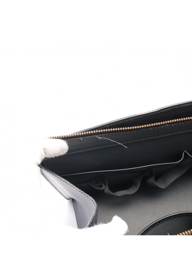 Pre-loved LOUIS VUITTON Riviera Waved Pattern Genuine Leather Handbag Black 7 Pre-loved LOUIS VUITTON Riviera Waved Pattern Genuine Leather Handbag Black - Image 5