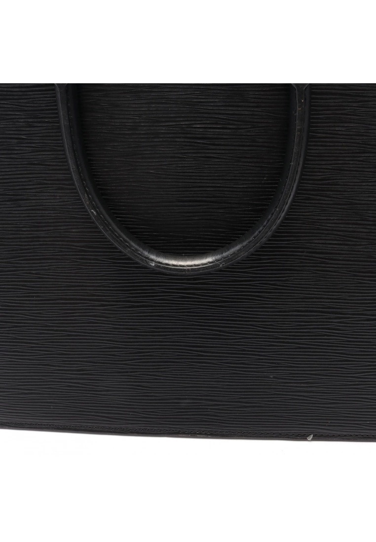 Pre-loved LOUIS VUITTON Riviera Waved Pattern Genuine Leather Handbag Black 8 Pre-loved LOUIS VUITTON Riviera Waved Pattern Genuine Leather Handbag Black - Image 6