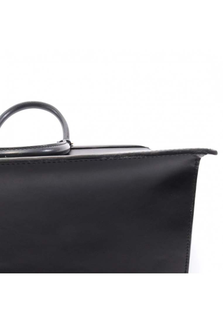 Pre-loved LOUIS VUITTON Riviera Waved Pattern Genuine Leather Handbag Black 9 Pre-loved LOUIS VUITTON Riviera Waved Pattern Genuine Leather Handbag Black - Image 7