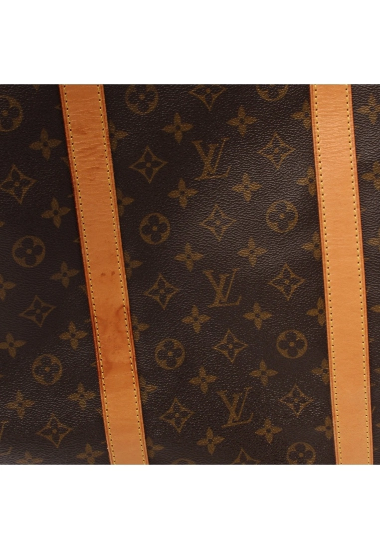 Pre-loved LOUIS VUITTON Keepall Bandouliere60 Classic Monogram Duffle Bag PVC Genuine Leather Brown 9 Pre-loved LOUIS VUITTON Keepall Bandouliere60 Classic Monogram Duffle Bag PVC Genuine Leather Brown - Image 7