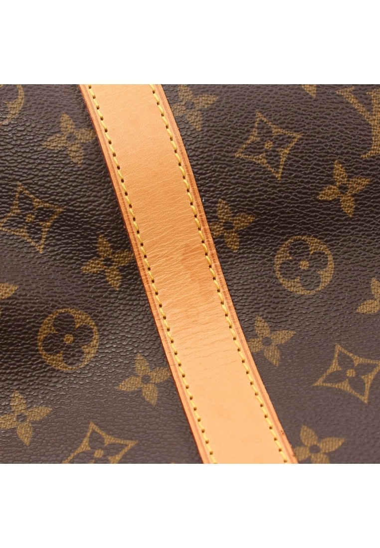 Pre-loved LOUIS VUITTON Keepall Bandouliere60 Classic Monogram Duffle Bag PVC Genuine Leather Brown 10 Pre-loved LOUIS VUITTON Keepall Bandouliere60 Classic Monogram Duffle Bag PVC Genuine Leather Brown - Image 8
