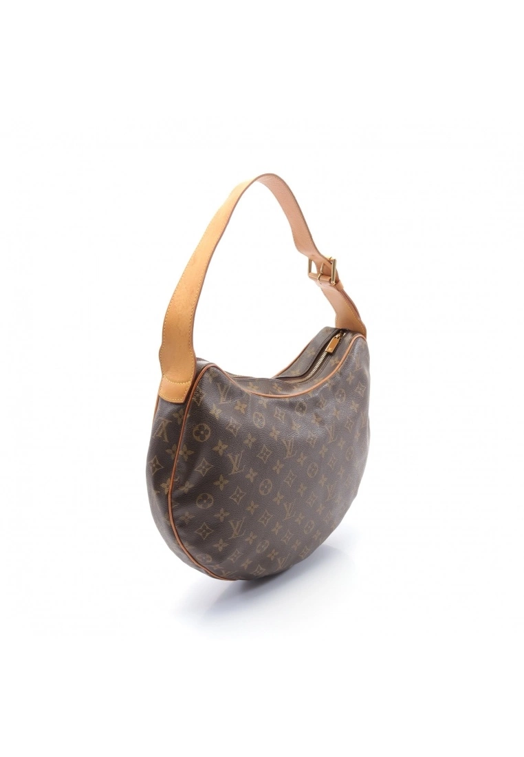 Pre-loved LOUIS VUITTON Croissant GM Classic Monogram Shoulder Bag PVC Genuine Leather Brown 4 Pre-loved LOUIS VUITTON Croissant GM Classic Monogram Shoulder Bag PVC Genuine Leather Brown - Image 2
