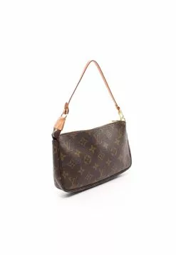Pre-loved LOUIS VUITTON Pochette Accessoires Classic Monogram Handbag PVC Genuine Leather Brown -Louis Vuitton Shop louis vuitton 9535 1508836 2