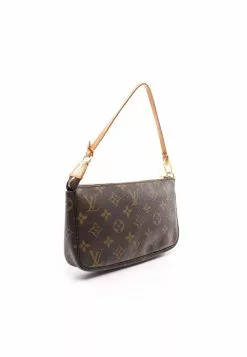 Pre-loved LOUIS VUITTON Pochette Accessoires Classic Monogram Handbag PVC Genuine Leather Brown -Louis Vuitton Shop louis vuitton 9536 3018836 2