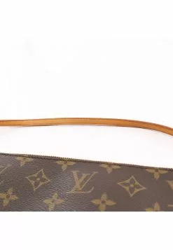Pre-loved LOUIS VUITTON Pochette Accessoires Classic Monogram Handbag PVC Genuine Leather Brown -Louis Vuitton Shop louis vuitton 9537 3018836 7