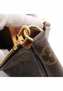 Pre-loved LOUIS VUITTON Pochette Accessoires Classic Monogram Handbag PVC Genuine Leather Brown -Louis Vuitton Shop louis vuitton 9537 3018836 8