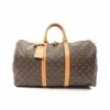 Pre-loved LOUIS VUITTON Keepall50 Classic Monogram Duffle Bag PVC Genuine Leather Brown -Louis Vuitton Shop louis vuitton 9540 8908836 1