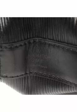 Pre-loved LOUIS VUITTON Sac A dos Waved Pattern Genuine Leather Shoulder Bag Black -Louis Vuitton Shop louis vuitton 9543 5508836 4