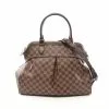 Pre-loved LOUIS VUITTON Trevi GM Black checkerboard grid Handbag PVC Genuine Leather Brown -Louis Vuitton Shop louis vuitton 9553 1218836 1