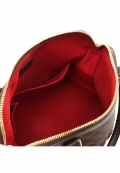 Pre-loved LOUIS VUITTON Trevi GM Black checkerboard grid Handbag PVC Genuine Leather Brown -Louis Vuitton Shop louis vuitton 9553 1218836 3