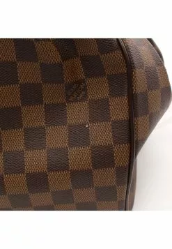 Pre-loved LOUIS VUITTON Trevi GM Black checkerboard grid Handbag PVC Genuine Leather Brown -Louis Vuitton Shop louis vuitton 9554 1218836 6
