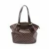 Pre-loved LOUIS VUITTON Verona GM Black checkerboard grid Shoulder Bag PVC Genuine Leather Brown -Louis Vuitton Shop louis vuitton 9582 1018836 1