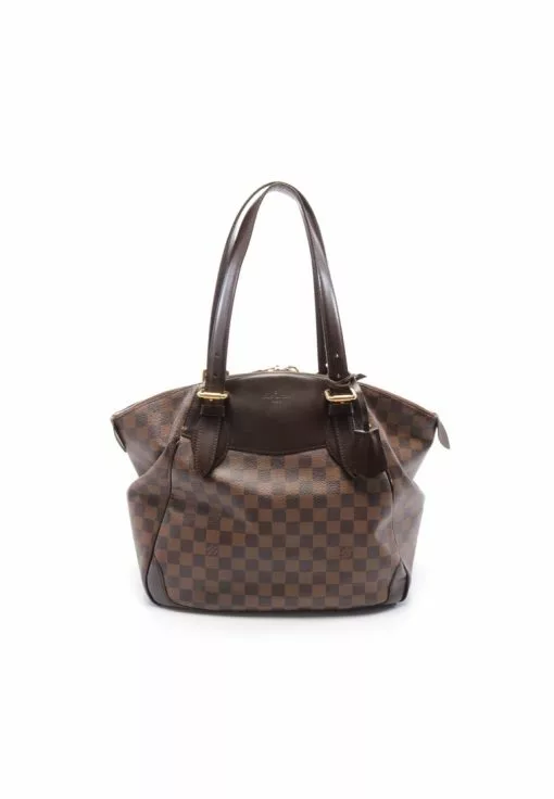 Pre-loved LOUIS VUITTON Verona GM Black checkerboard grid Shoulder Bag PVC Genuine Leather Brown 6 Pre-loved LOUIS VUITTON Verona GM Black checkerboard grid Shoulder Bag PVC Genuine Leather Brown -Louis Vuitton Shop louis vuitton 9582 1018836 1