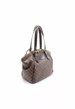 Pre-loved LOUIS VUITTON Verona GM Black checkerboard grid Shoulder Bag PVC Genuine Leather Brown 11 Pre-loved LOUIS VUITTON Verona GM Black checkerboard grid Shoulder Bag PVC Genuine Leather Brown -Louis Vuitton Shop louis vuitton 9582 1018836 2