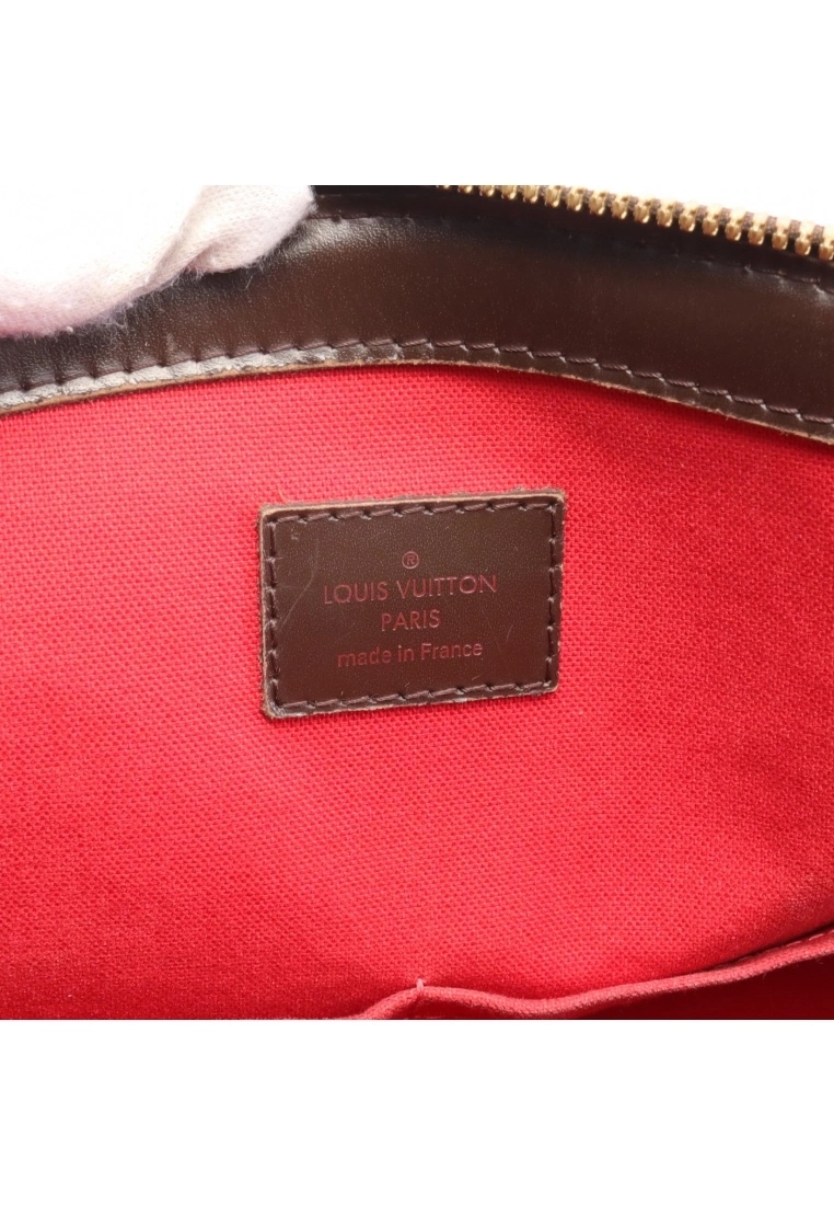 Pre-loved LOUIS VUITTON Verona GM Black checkerboard grid Shoulder Bag PVC Genuine Leather Brown 7 Pre-loved LOUIS VUITTON Verona GM Black checkerboard grid Shoulder Bag PVC Genuine Leather Brown - Image 5