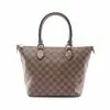 Pre-loved LOUIS VUITTON Saleya PM Black checkerboard grid Handbag Tote Bag PVC Genuine Leather Brown 2 Pre-loved LOUIS VUITTON Saleya PM Black checkerboard grid Handbag Tote Bag PVC Genuine Leather Brown -Louis Vuitton Shop louis vuitton 9584 0608836 1