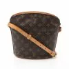 Pre-loved LOUIS VUITTON Drouot Classic Monogram Shoulder Bag PVC Genuine Leather Brown -Louis Vuitton Shop louis vuitton 9588 7118836 1
