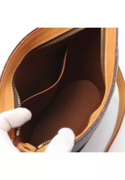 Pre-loved LOUIS VUITTON Drouot Classic Monogram Shoulder Bag PVC Genuine Leather Brown -Louis Vuitton Shop louis vuitton 9589 7118836 4