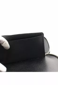 Pre-loved LOUIS VUITTON Atoll Fine grain dark grey Rounded corner zipper long Genuine Leather Wallet Black -Louis Vuitton Shop louis vuitton 9590 8218836 3