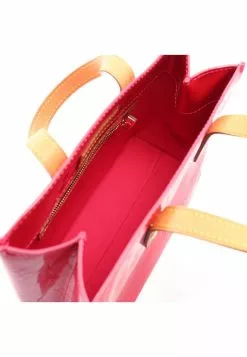 Pre-loved LOUIS VUITTON Reade PM Classic Monogram Patent leather peach red Genuine Leather Handbag Pink -Louis Vuitton Shop louis vuitton 9591 6218836 4