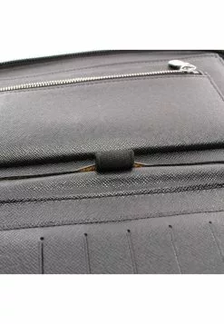 Pre-loved LOUIS VUITTON Atoll Fine grain dark grey Rounded corner zipper long Genuine Leather Wallet Black -Louis Vuitton Shop louis vuitton 9591 8218836 7