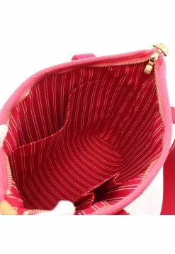 Pre-loved LOUIS VUITTON Cabas MM Antigua Shoulder Bag Canvas Tote Bag Genuine Leather Pink Red -Louis Vuitton Shop louis vuitton 9597 2318836 3